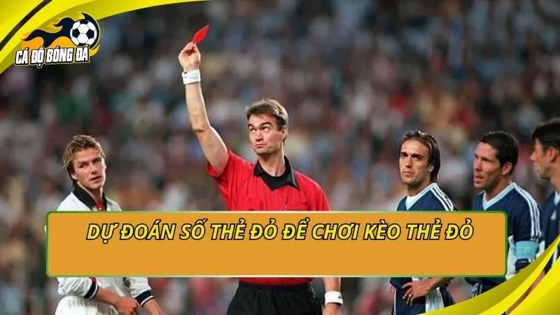 Dự đoán số thẻ đỏ để chơi kèo thẻ đỏ