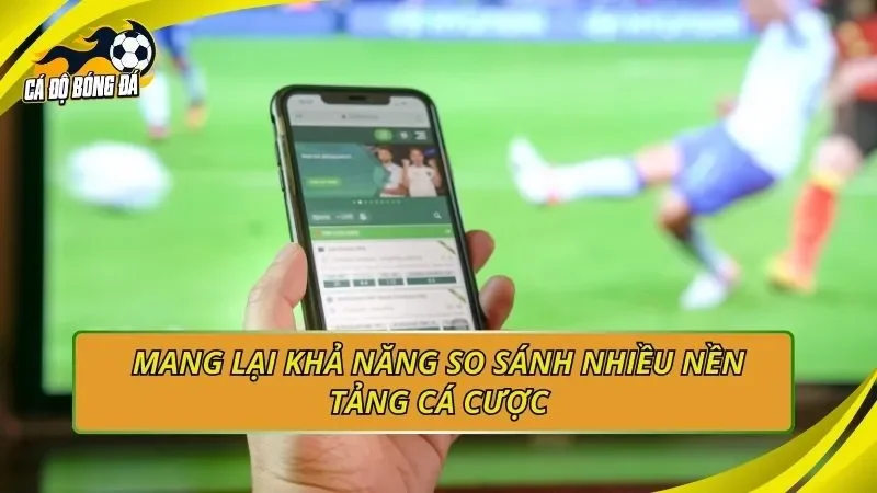 Mang lại khả năng so sánh nhiều nền tảng cá cược